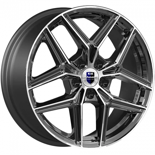 Диск K&K Юнион (KC1025-02) 7x17 5x114,3 ET38 DIA 67,1 Алмаз черный