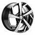 Диск KHW 1712 7x17 5x114,3 ET45 66,1 Black-FP (Nissan Teana/Nissan X-Trail)
