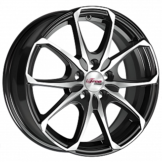 Диск iFree Такеши (KC877-14) 6x16 4x100 ET45 DIA 60,1 Блэк джек