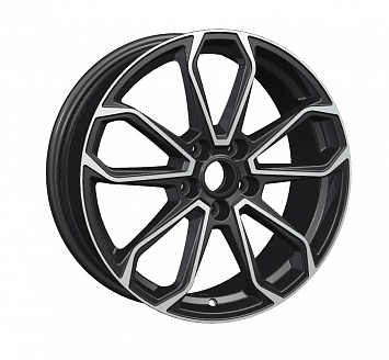 Диск KHW 1816 7x18 5x108 ET47 60,1 Black-FP (Chery Tiggo 8 Pro/Pro Max) (Сфера)