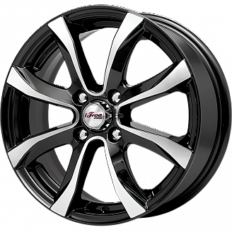 Диск iFree Дайс (KC696-00) 6x15 4x108 ET30 DIA 65,1 Блэк джек