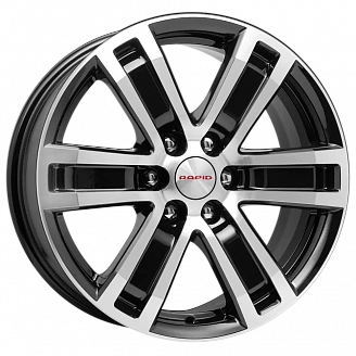 Диск K&K R7-Рольф ориг. (KC457) 7,5x17 6x139,7 ET25 DIA 106,1 Алмаз черный