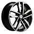 Диск KHW 1612  6,5x16 5x114,3 ET46 67,1 Black-FP (Mitsubishi ASX)