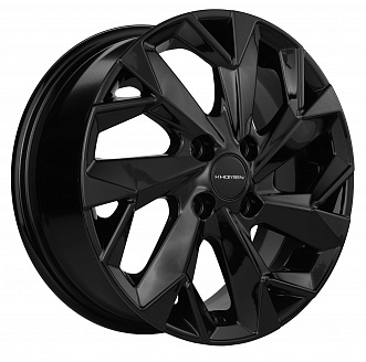 Диск Khomen Wheels 1508 8,03х15 4х100 ET46 54,1 Black (Kia Rio II) KHW104021