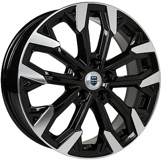 Диск K&K Морейн (KC1046-16) 6,5x17 5x114,3 ET50 DIA 54,1 Алмаз черный