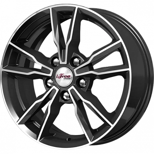 Диск iFree Икигай (KC865-07) 6,5x16 5x114,3 ET45 DIA 60,1 Блэк джек