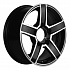 Диск KHW 1614 6,5x16 5x139,7 ET40 98,5 Black-FP (Lada Niva 4x4)