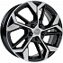 Диск iFree KC1062 (ZV 17_Emgrand X7) 6,5x17 5x114,3 ET45 60,1 Алмаз черный