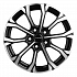 Диск KHW 1605 6,5x16 5x114,3 ET45 67,1 Black-FP (Mazda 3/Hyundai ix35)