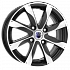 Диск K&K Джемини (КС617-18) 6x15 4x100 ET48 60,1 Алмаз черный