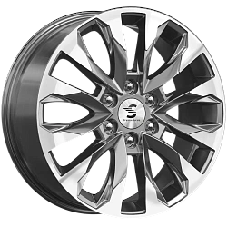 Диск KP007 (20_Haval H9) (KP007-01) 8x20 6x139,7 ET42 DIA 75,1 Diamond gloss graphite