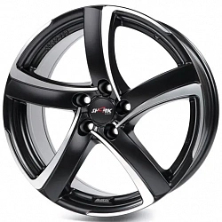 Диск Alutec Shark 7,5x17 5x112 ET38 DIA 70,1 Racing Black Front Polished